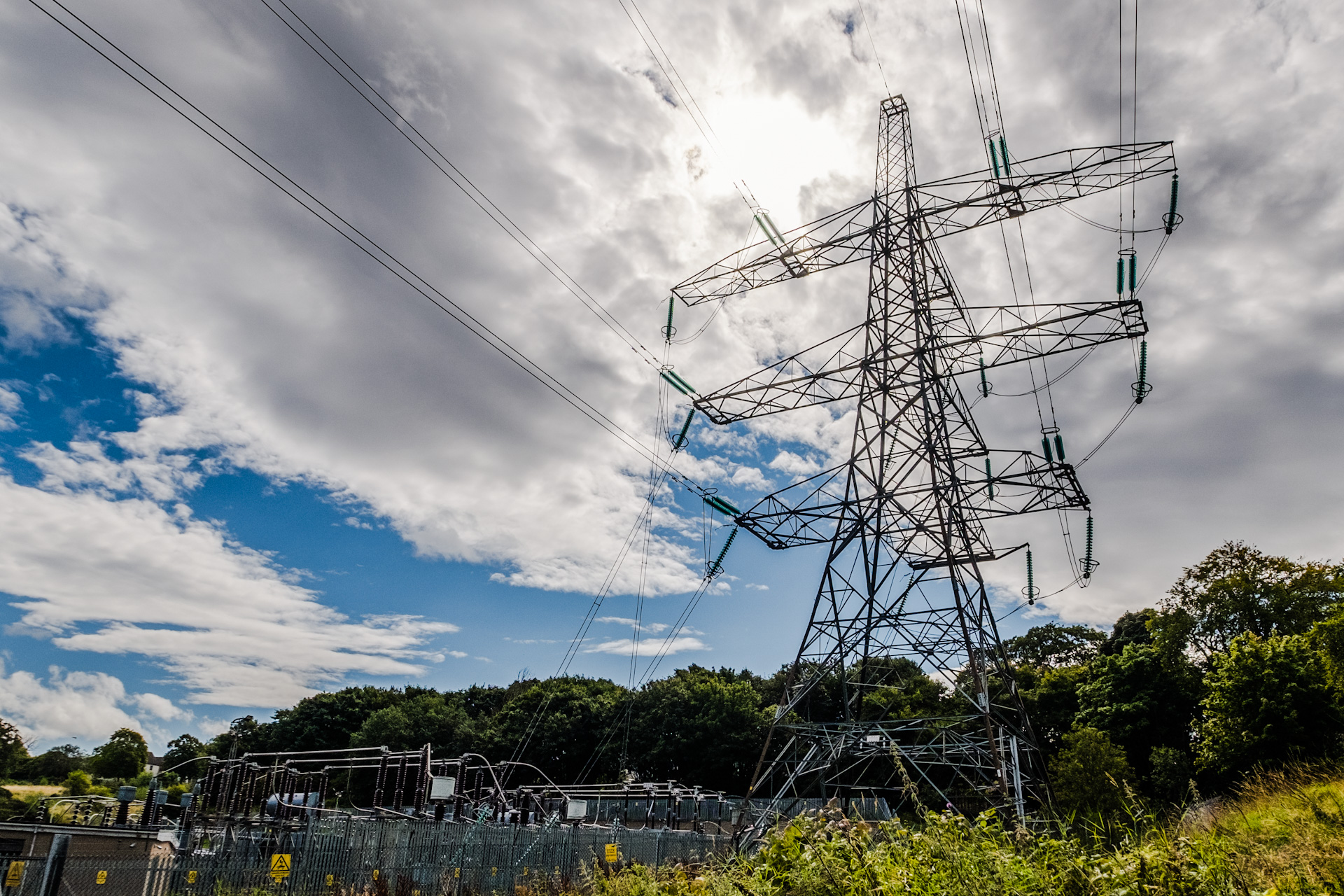 An image of SSEN's Grid Supply Point at Bridge of Don near Aberdeen