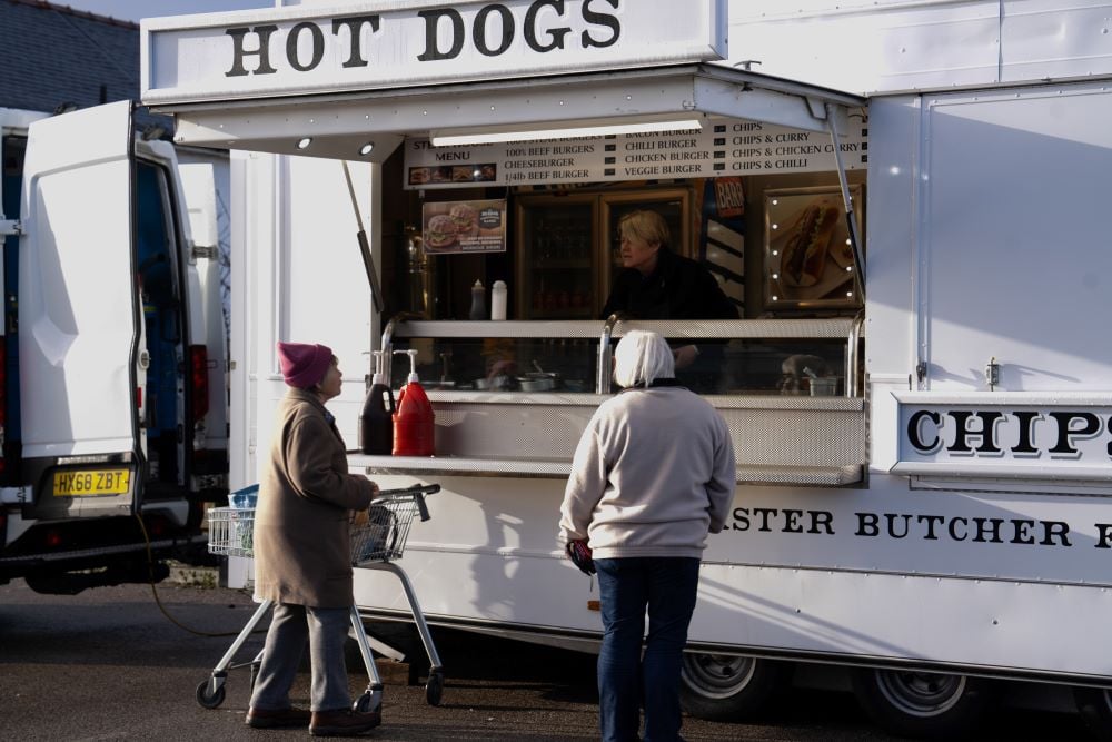 One of the food vans SSEN has provided for people near Lochgilphead