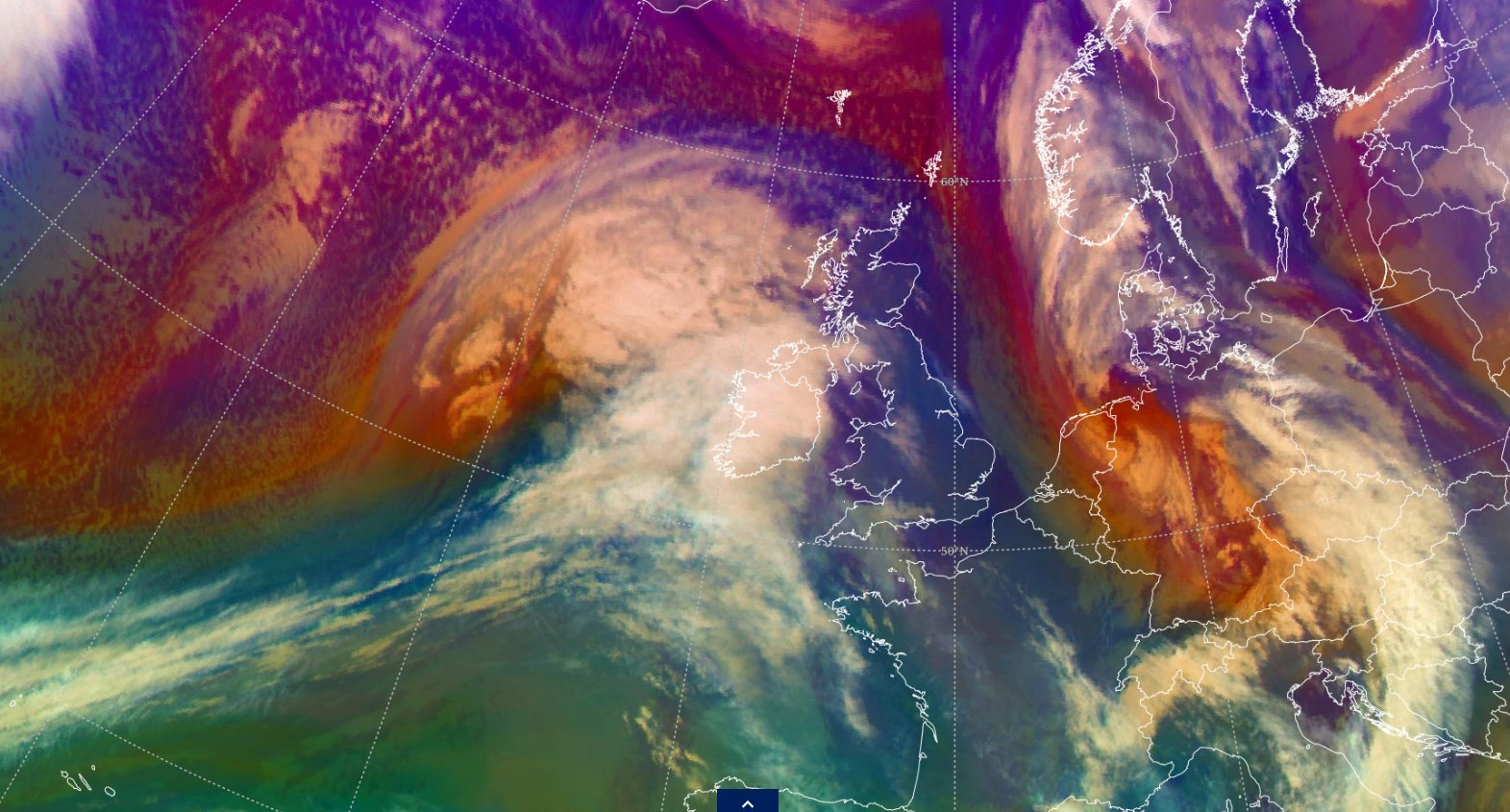 Storm Darragh Radar Map