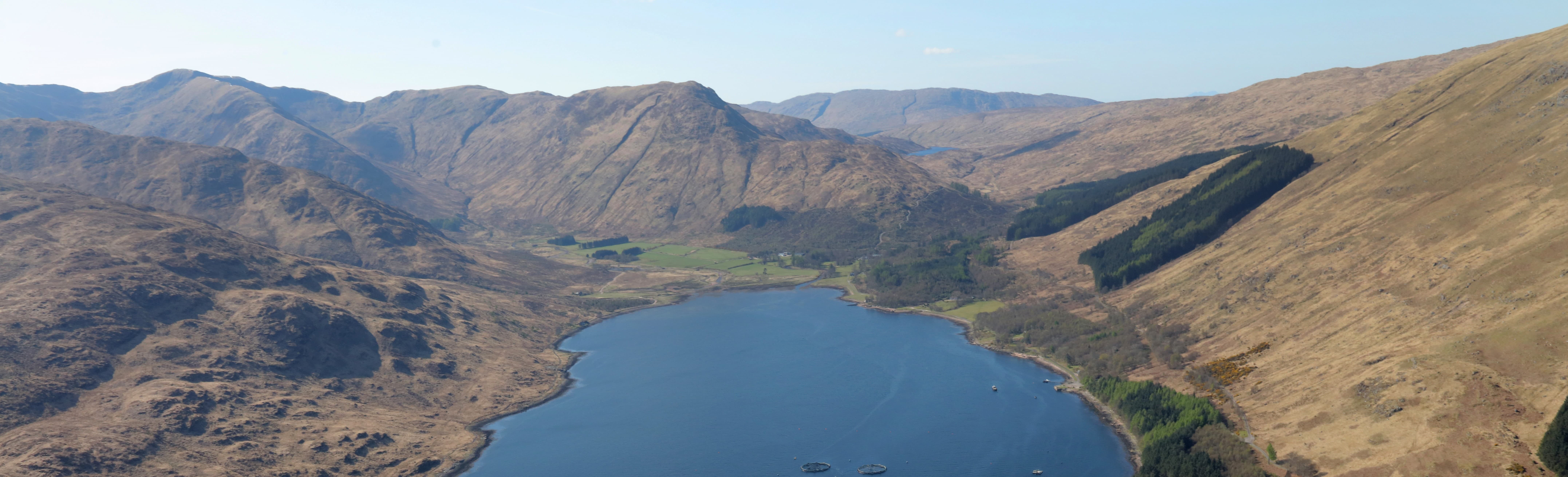 Overhead view of Loch A'Choire