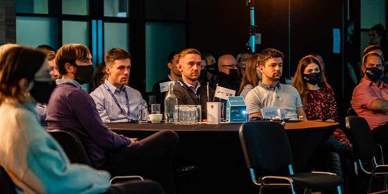 Picture Shows: SSE staff at the afternoon presentation by Professor Brian Cox